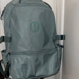 lululemon athletica green Backpack